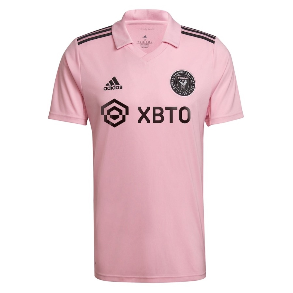 Men's Inter Miami CF Lionel Messi adidas Pink 2023 The Heart Beat Kit Jersey - Picture 5 of 5